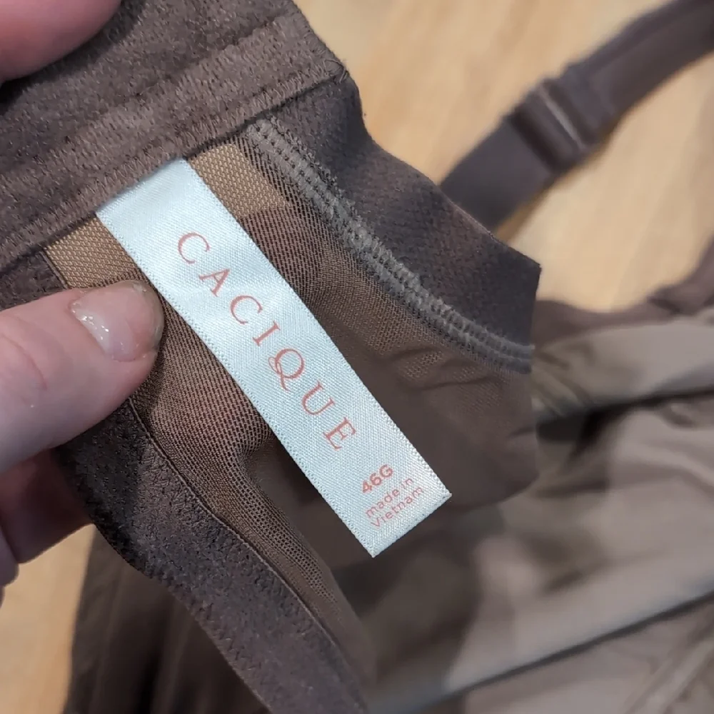 Cacique Lace Underwire Bra - Brown - Picture 7 of 7